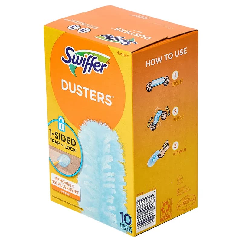 Swiffer® Duster White Unscented Disposable Refill 4/Case