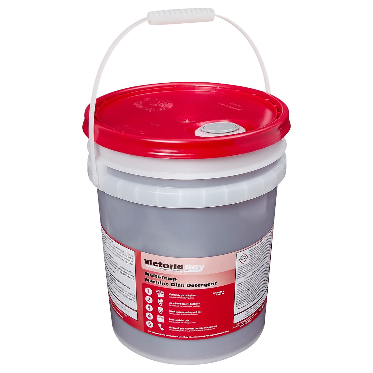 Victoria Bay Multi-Temp Machine Dish Detergent 5 GAL 1/Pail