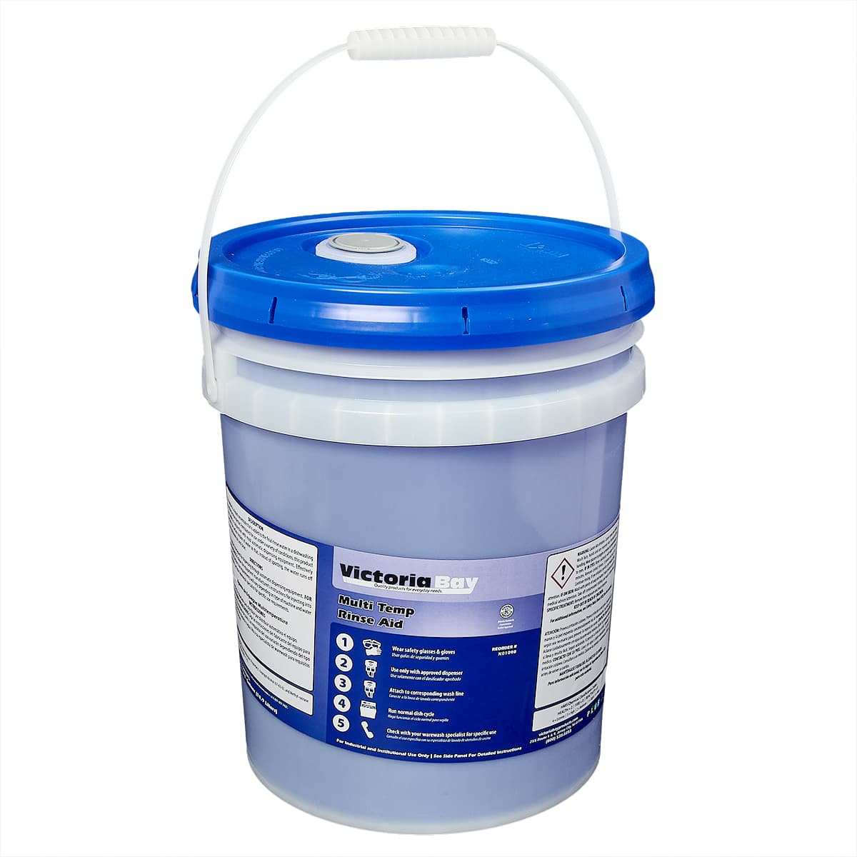 Victoria Bay Multi Temp Rinse Aid 5 GAL 1/Pail