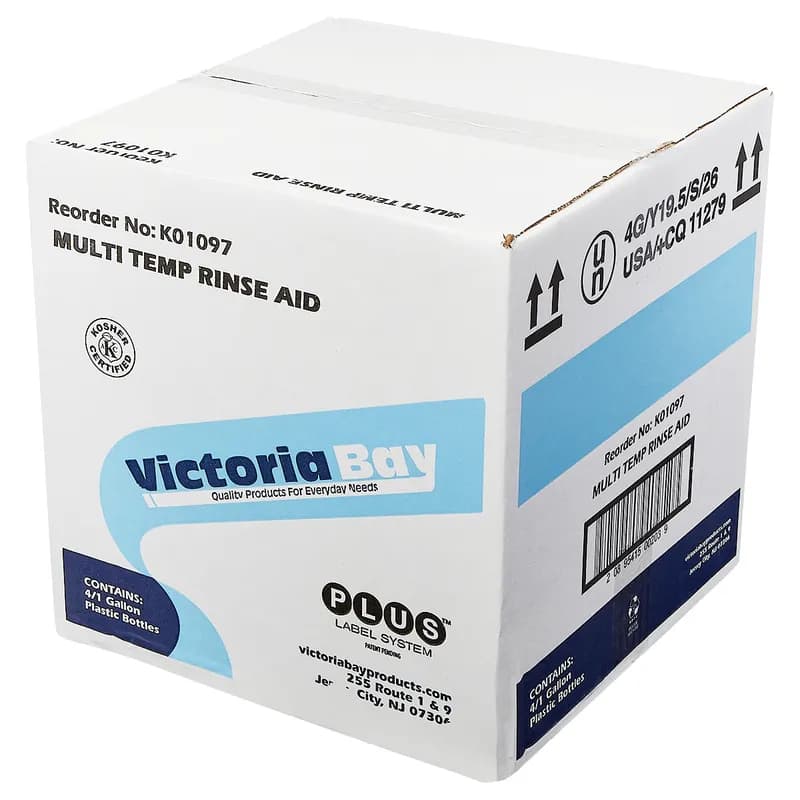 Victoria Bay Multi Temp Rinse Aid 1 GAL 4/Case