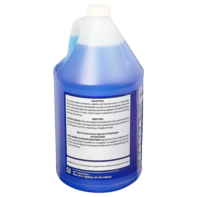 Victoria Bay Low Temp Rinse Aid 1 GAL 4/Case