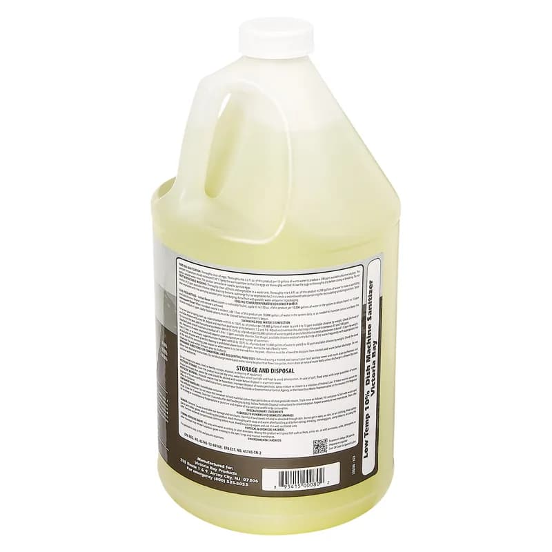 Victoria Bay Low Temp 10% Dish Machine Sanitizer 1 GAL 4/Case