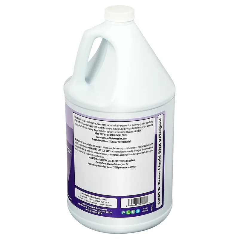 Victoria Bay Clean N’ Green Liquid Dish Detergent 1 GAL 4/Case