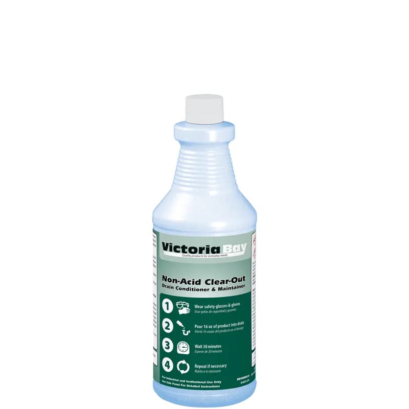 Victoria Bay Non-Acid Clear Out Drain Conditioner & Maintainer 1 QT 12/Case