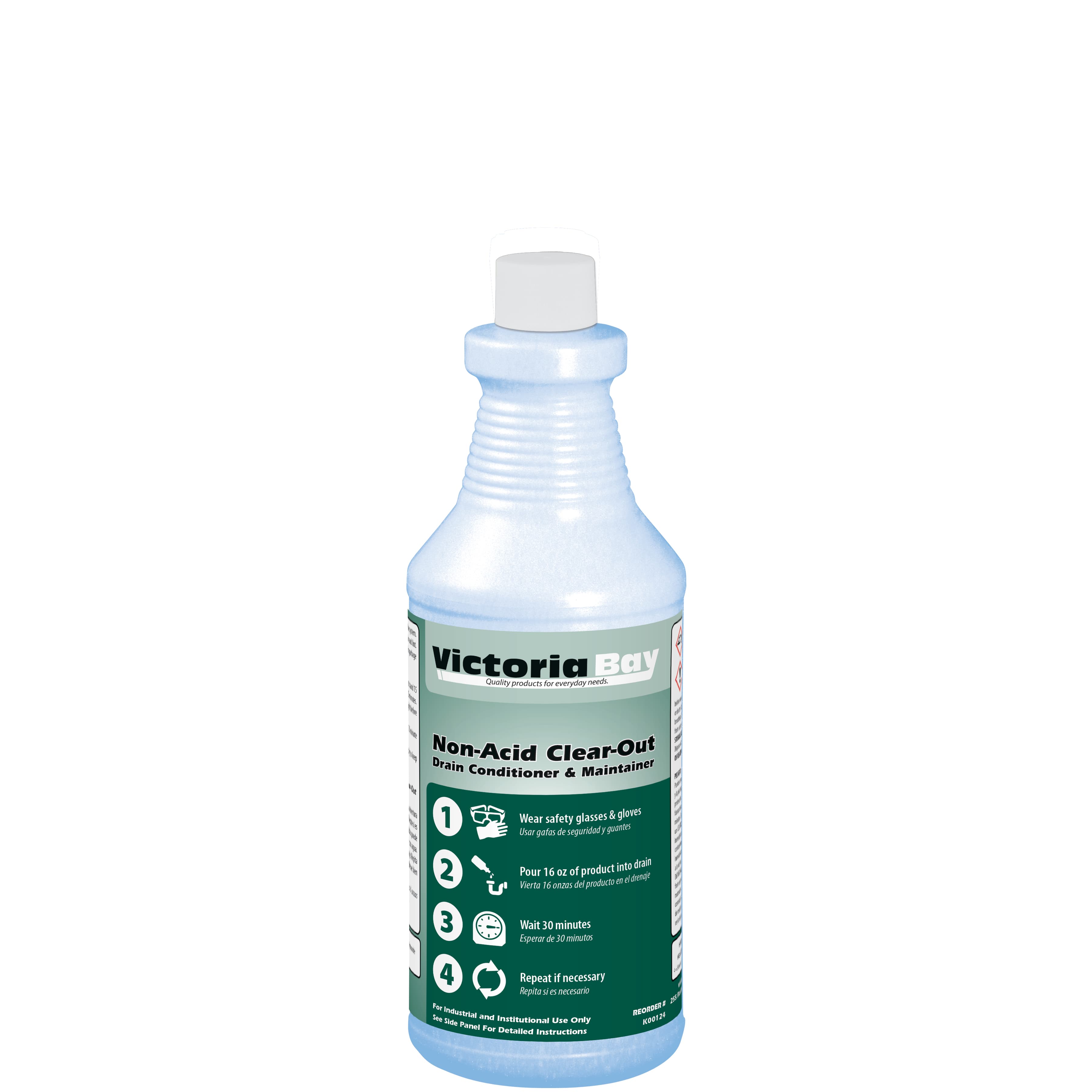 Victoria Bay Non-Acid Clear Out Drain Conditioner & Maintainer 1 QT 12/Case
