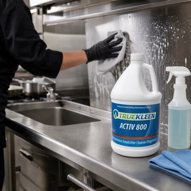 Truekleen Degreaser Spontaneous Emulsifier 1 GAL Multi Surface Heavy Duty Concentrate 4/Case