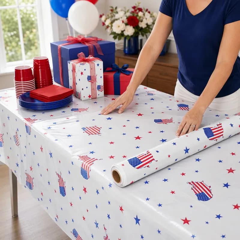 Multi-Purpose Roll 40IN X100FT Cellophane Multicolor Flag 1/Roll
