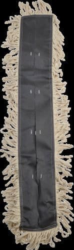Victoria Bay Dust Mop Pad 5X36 IN Natural Synthetic Yarn Looped Treated 12/Case