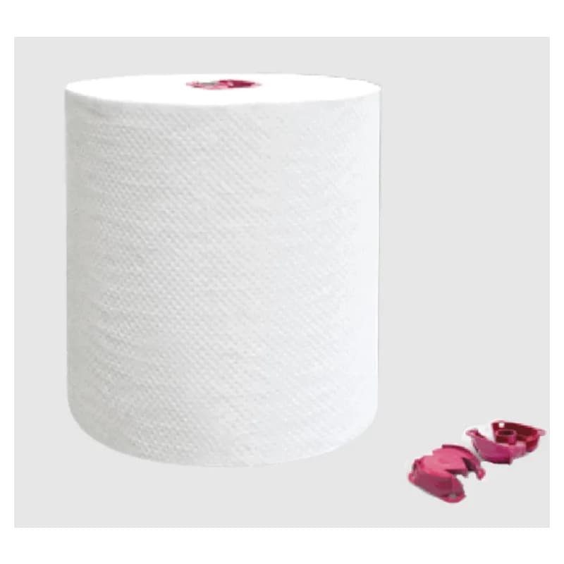 Maximus® Roll Paper Towel 8IN X800FT 1PLY Virgin Paper White Premium Heavyweight 7.6IN Roll 6 Rolls/Case