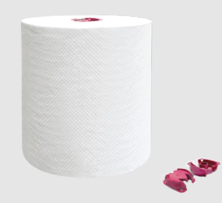 Maximus® Roll Paper Towel 8IN X800FT 1PLY Virgin Paper White Premium Heavyweight 7.6IN Roll 6 Rolls/Case