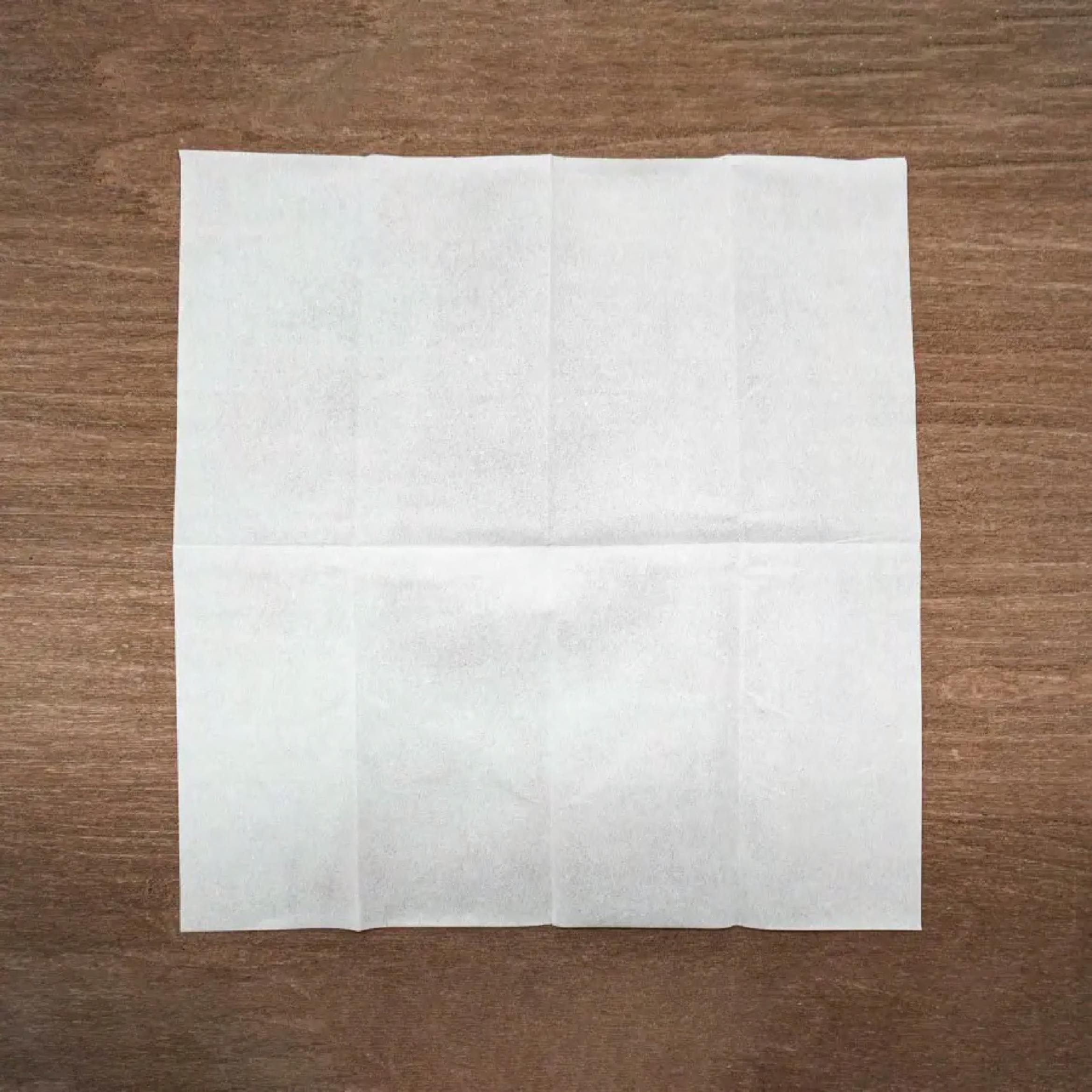 Island View 6123 Dispenser Napkins White Airlaid Paper 1PLY 1/8 Fold 300/Case