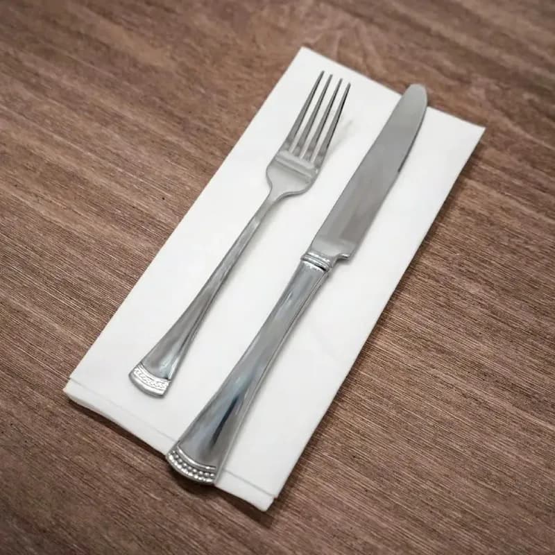 Island View 6123 Dispenser Napkins White Airlaid Paper 1PLY 1/8 Fold 300/Case