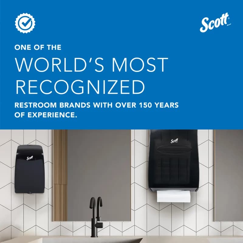 Scott® Pro Hand Sanitizer & Soap Dispenser 7.29X11.69X4 IN Black Electronic Surface Mount Cassette 1/Each