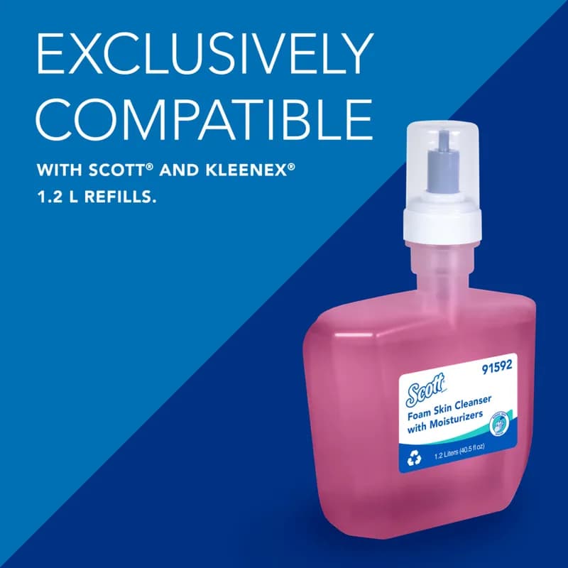 Scott® Hand Sanitizer & Soap Dispenser 7.29X11.69X4 IN White Electronic Surface Mount 1/Each