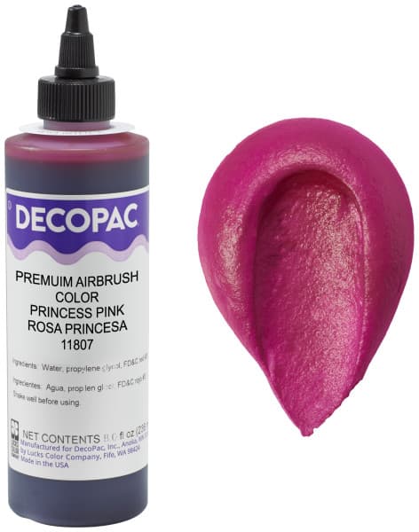 Princess Pink Airbrush Color 8 OZ Pink Premium 1/Each