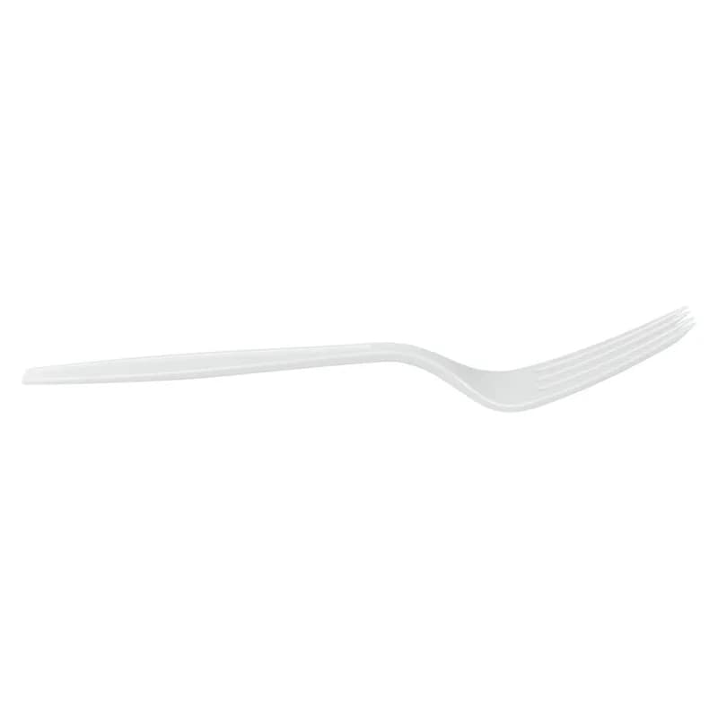 Victoria Bay Fork 7 IN PS White Heavy Duty 100 Count/Pack 10 Packs/Case 1000 Count/Case