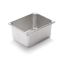 Steam Table Pan 1/2 Size 6 IN Stainless Steel Deep 22GA 1/Each