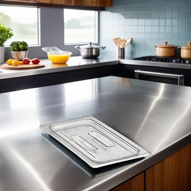Camwear® Salad Lid Food Pan 1/3 Size Clear PC With No Hole Lid 1/Each