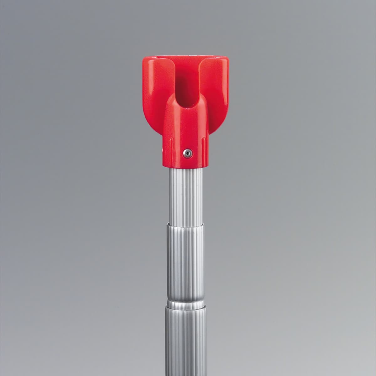 Installation Pole 10 IN Aluminum Silver Red Telescopic 10-18 FT 3-Piece 1/Each