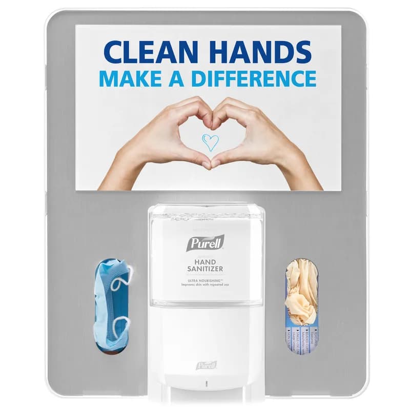 Purell® Dispenser Bracket 20.21X17.21X5.27 IN Silver Metal For ES8 1/Case