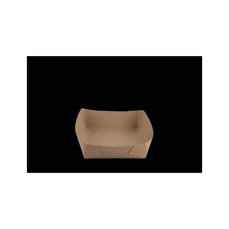 Food Tray 8.5X5.5X2 IN Paper Kraft 500/Case