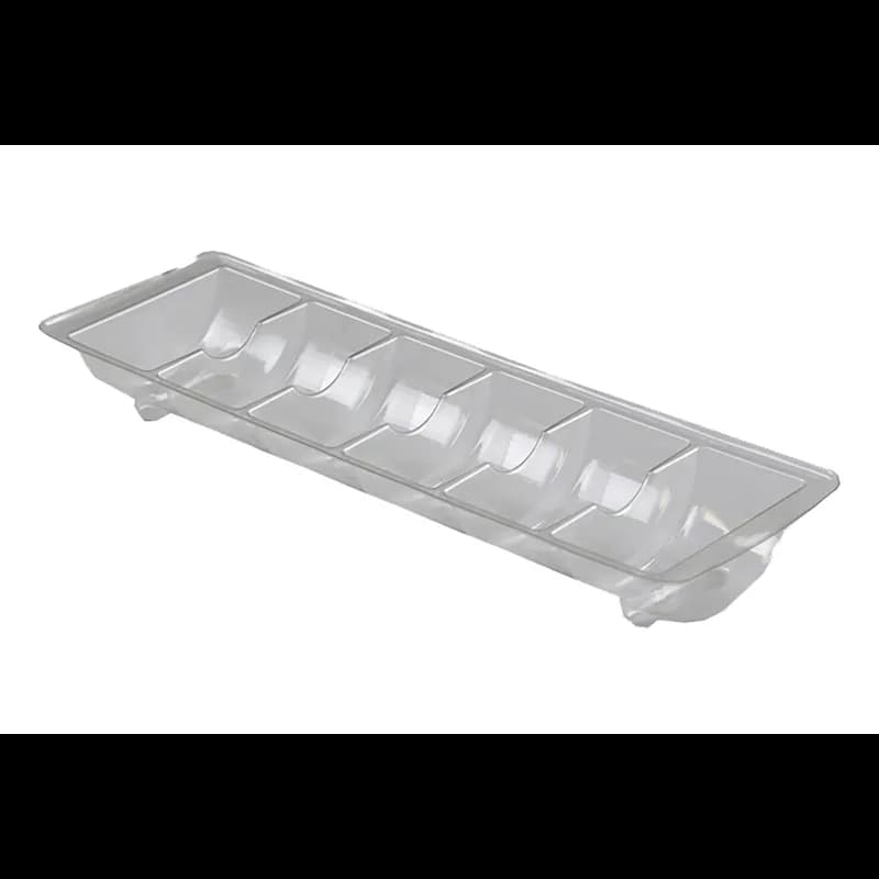 Macaron Tray 8.125X2.625X1.1875 IN 6 Compartment Clear 1.125X2.125X.875 IN Cavity 500/Case