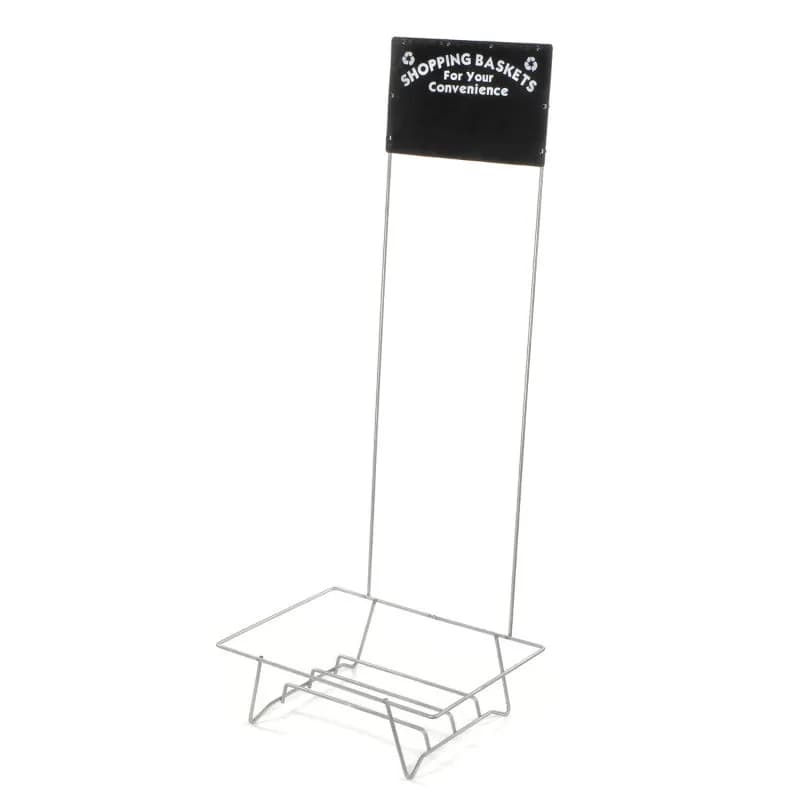 Hand Held Shopping Basket Rack Metal 1/Each