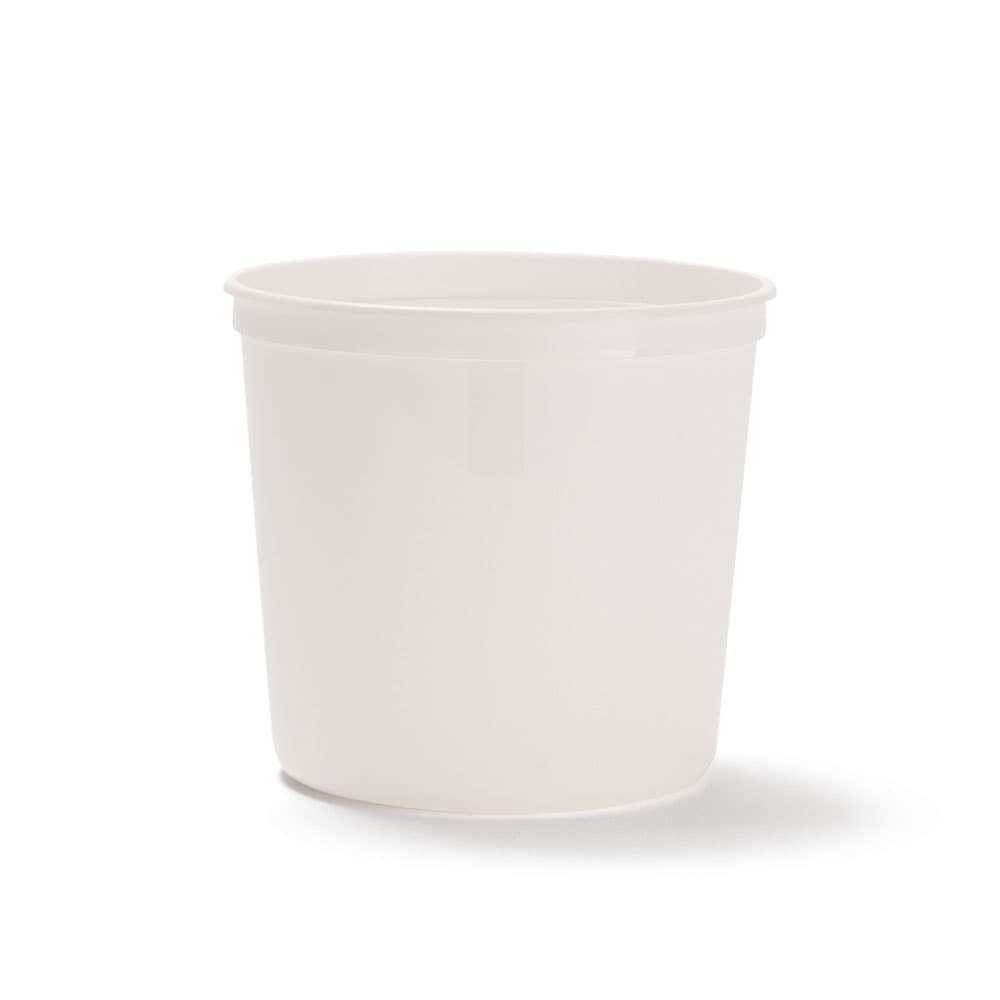 Bucket & Tub Base 64 OZ HDPE Translucent Round 200/Case