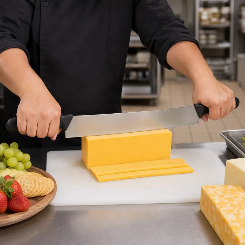 Cheese Knife 15 IN Stainless Steel Double Handle 1/Each