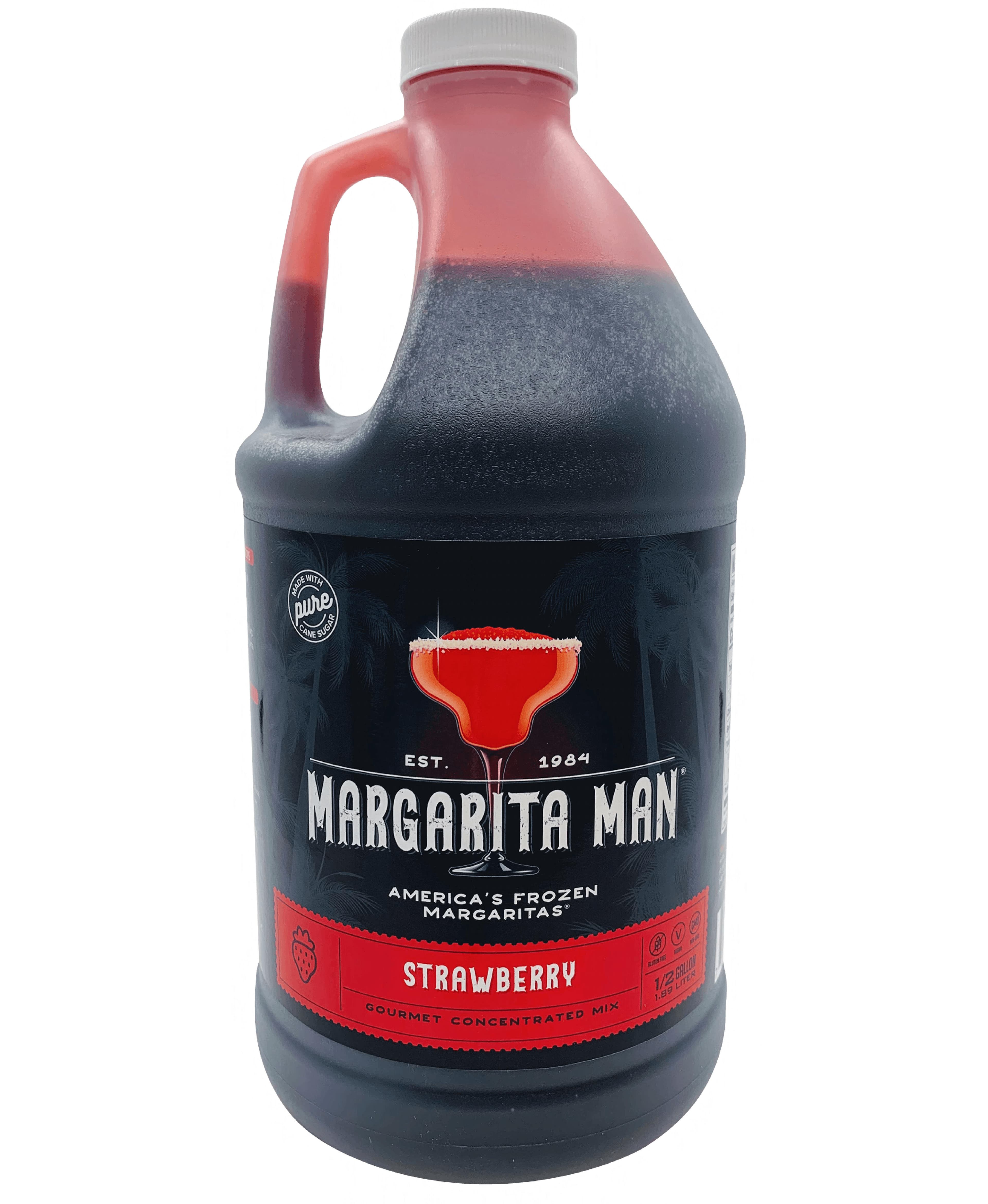 Margarita Man® Strawberry Drink Mix 64 FLOZ 6 Count/Case