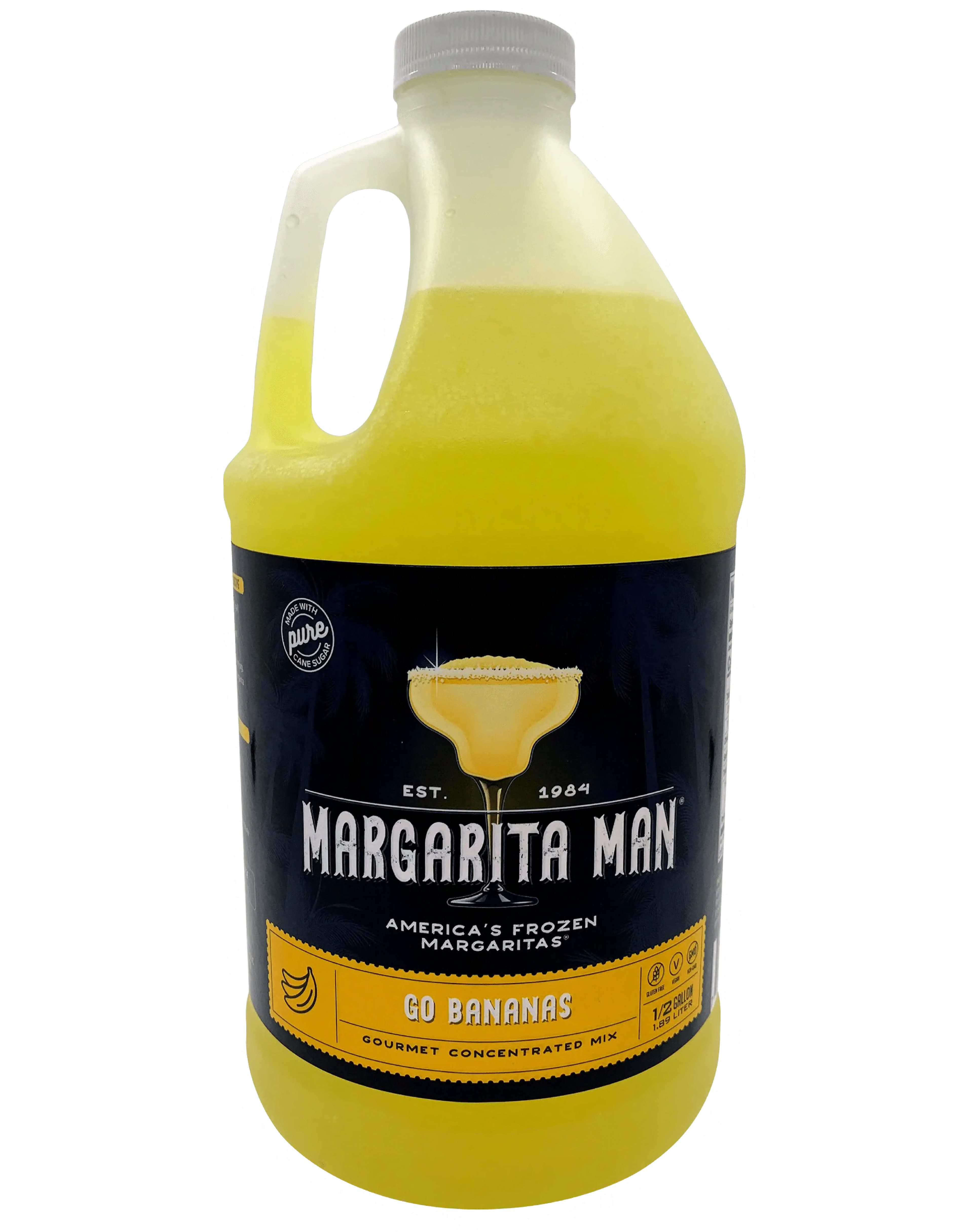 Margarita Man® Go Bananas Banana Drink Mix 64 FLOZ 6 Count/Case
