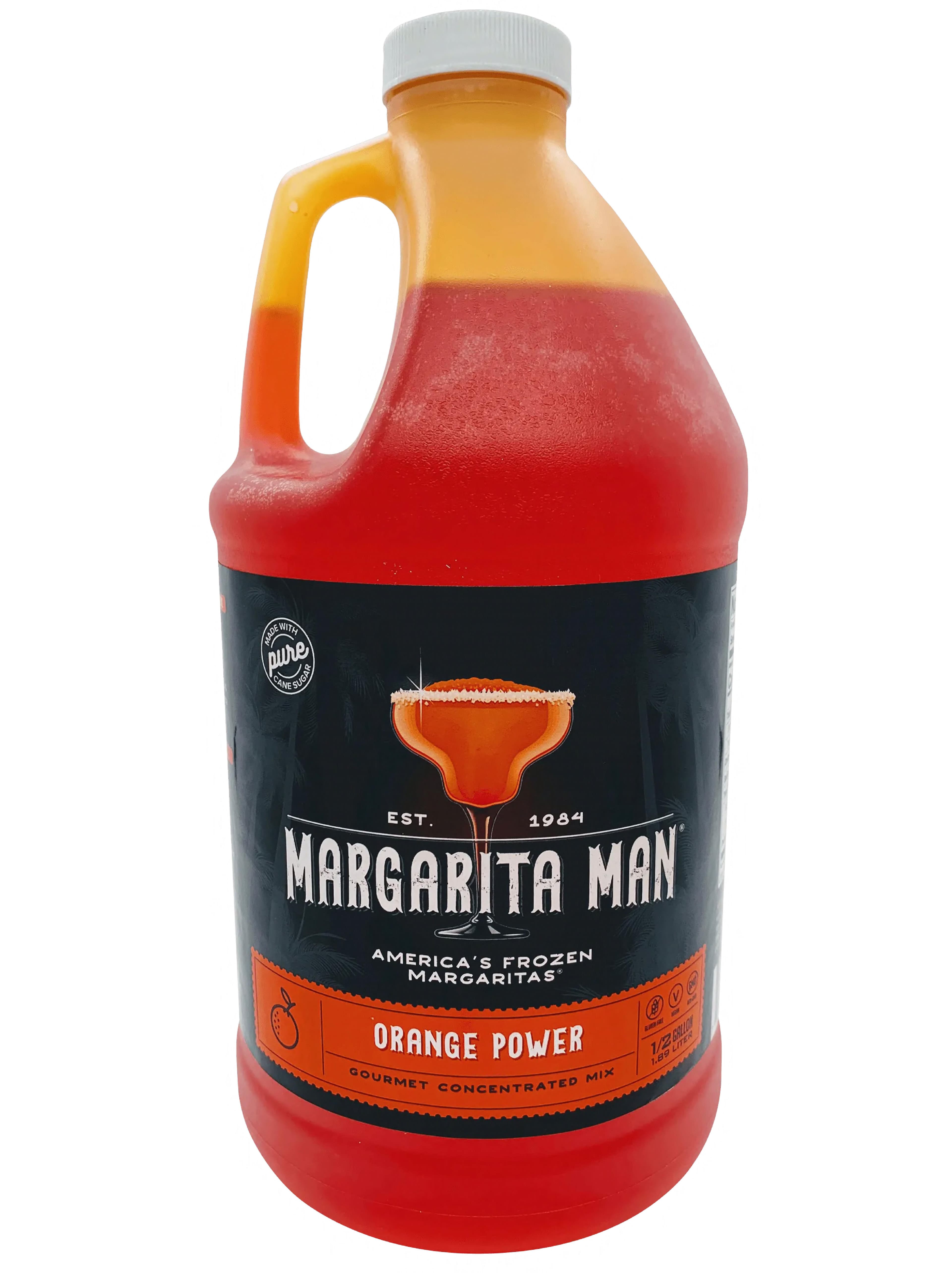 Margarita Man® Orange Power Drink Mix 64 FLOZ 6 Count/Case