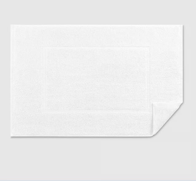 Standard Express Dobby Border Bath Towel 27X54 IN 15 LB White Cotton 12/Dozen