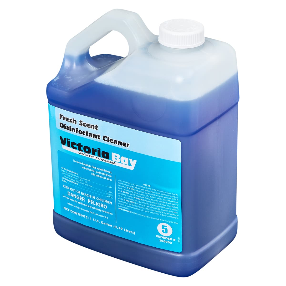 Victoria Bay Fresh Scent Disinfectant Cleaner CMS #5 1 GAL 2/Case