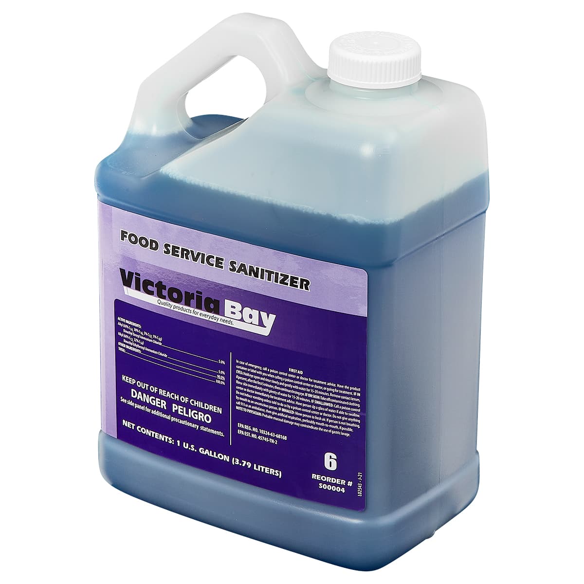 Victoria Bay Food Service Sanitizer CMS #6 1 GAL 2/Case