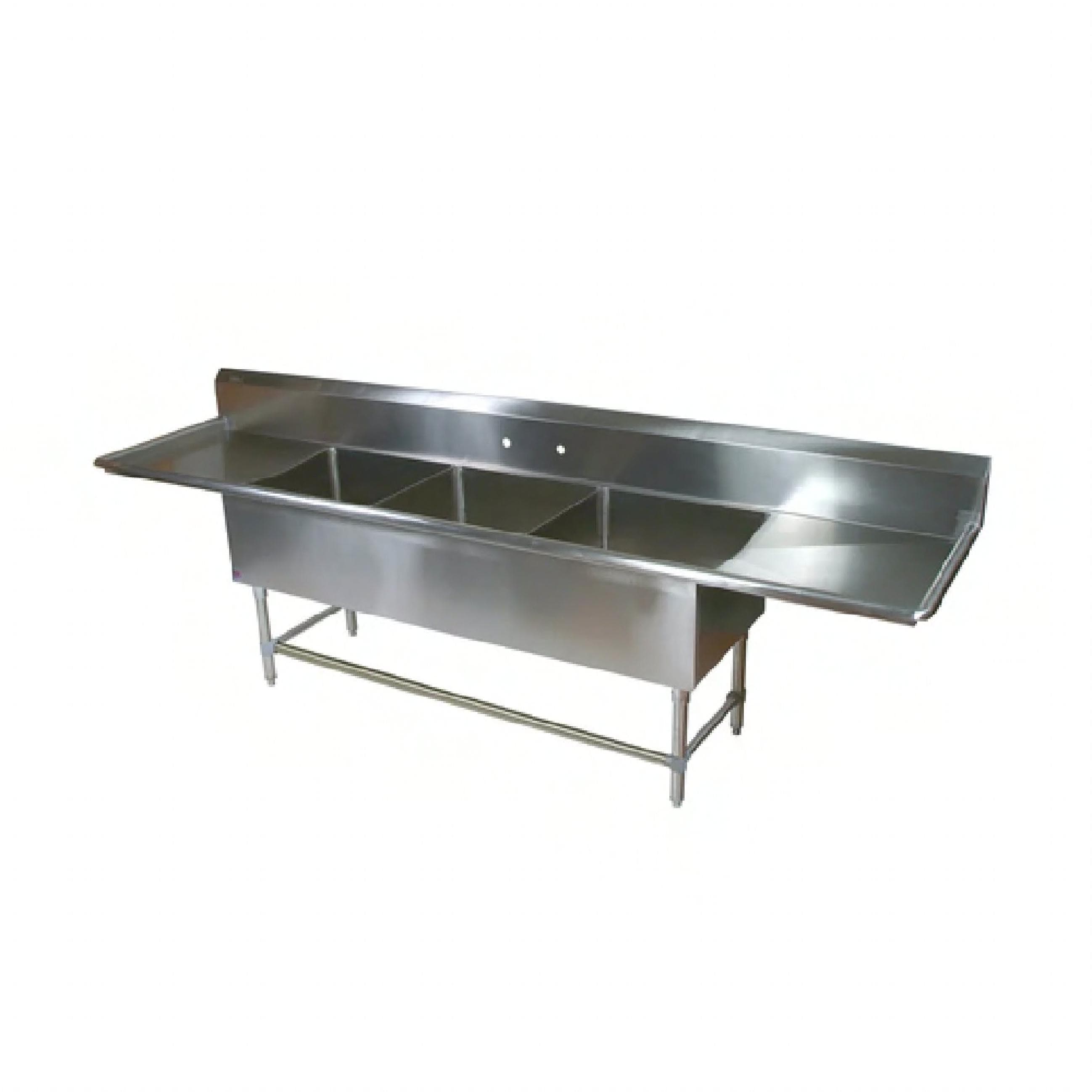 Pro Bowl Sink 93.25X29.5 IN 3-Compartment 1/Each