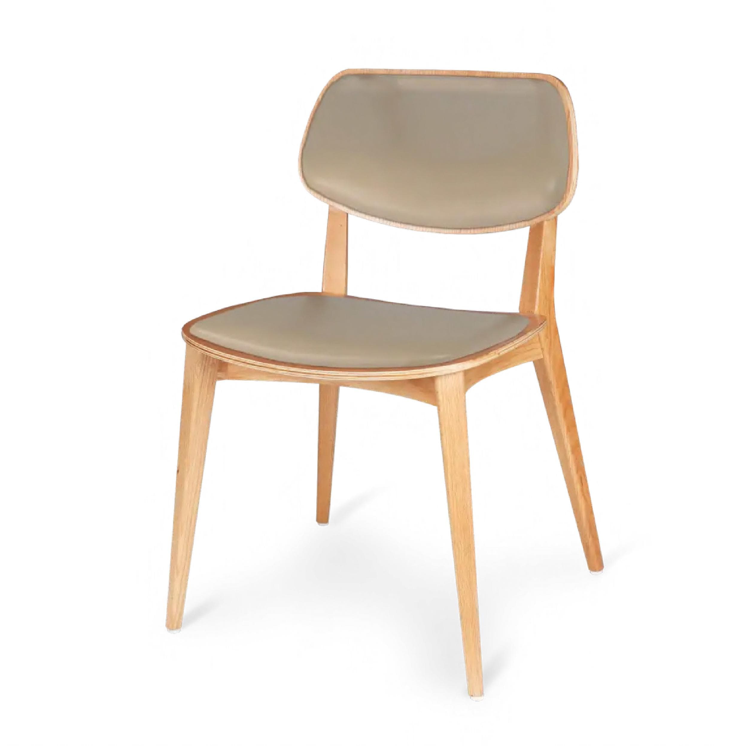 Side Chair Walnut Ebony Beech Padded Seat 1/Each