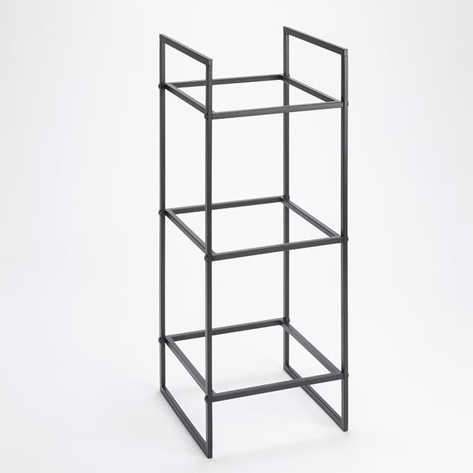 Riser 25.5 IN Iron Black 3-Tier Hand Wash 1/Each