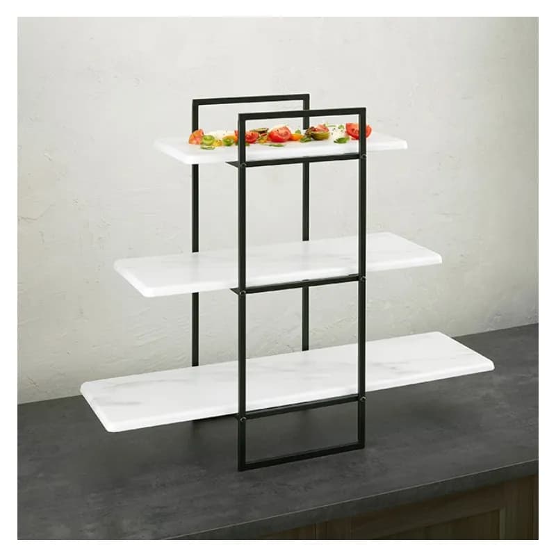 Riser 25.5 IN Iron Black 3-Tier Hand Wash 1/Each