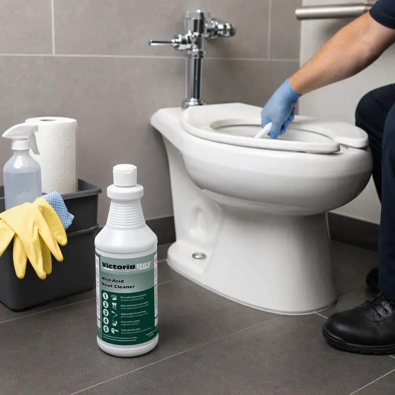 Victoria Bay Toilet Bowl Cleaner 32 OZ Mild Acid RTU 12/Case