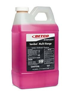 Symplicity Sanibet Unscented Food Service Sanitizer 2 L Food Contact Concentrate Liquid Quat 4/Case