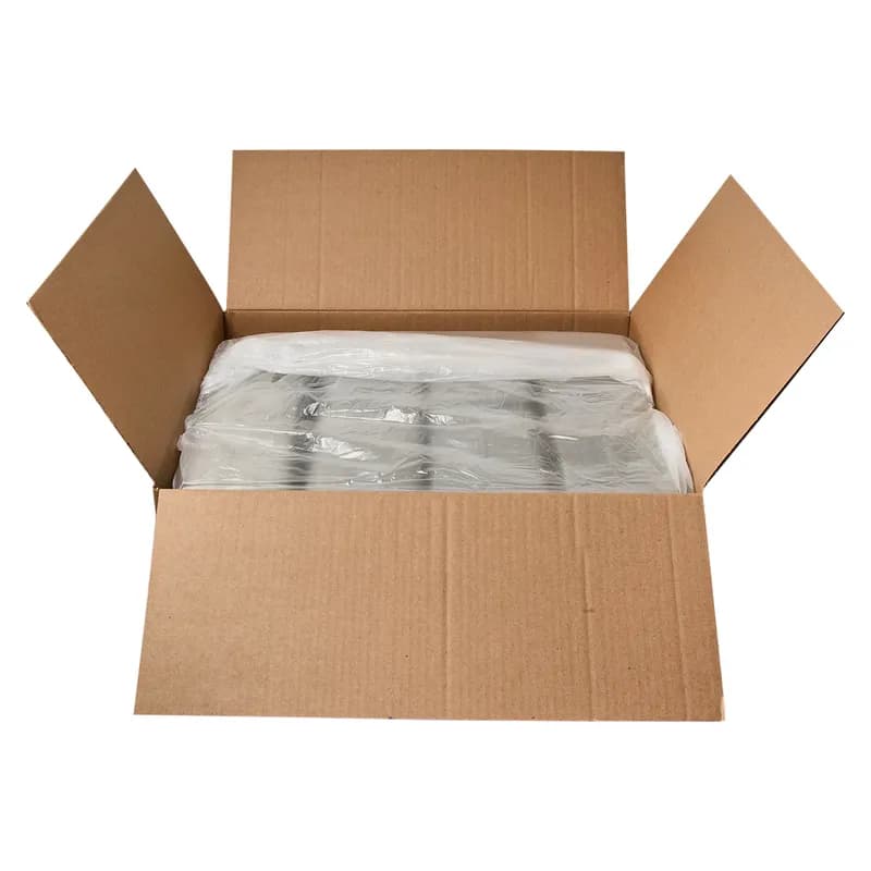 Fresh N' Sealed® Bowl & Lid Combo With Flat Lid Medium (MED) 24 OZ PET Clear Square Hinged 240/Case
