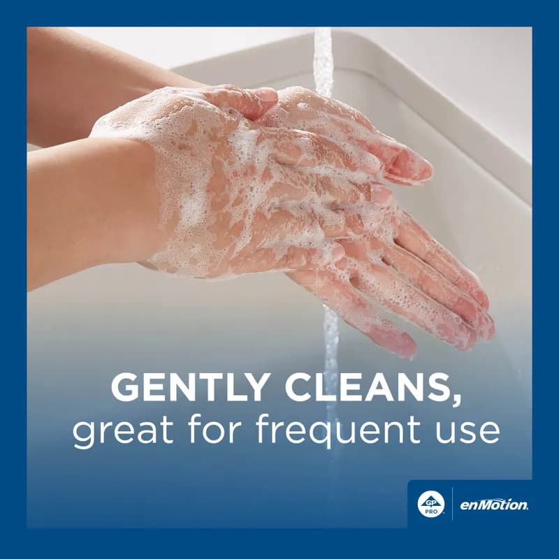 enMotion® Hand Soap Foam 1200 mL Unscented Fragrance Free Clear Antimicrobial 2/Case