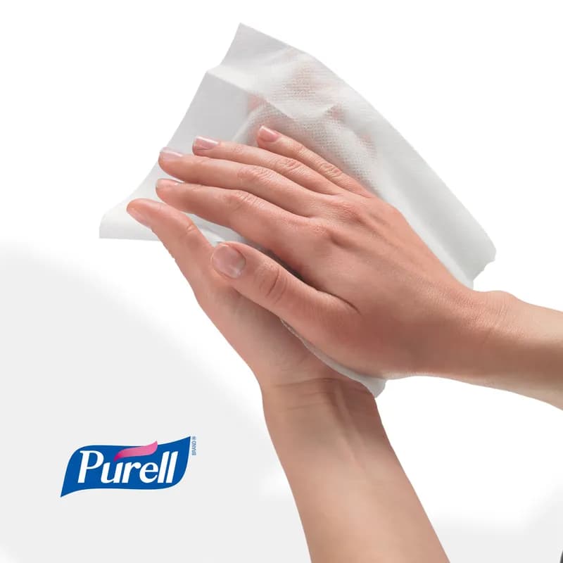 Purell® Hand Sanitizer Wipe 8X6.75X9.5 IN Fresh Citrus Alcohol Free High Capacity 1200 Sheets/Pack 2 Packs/Case