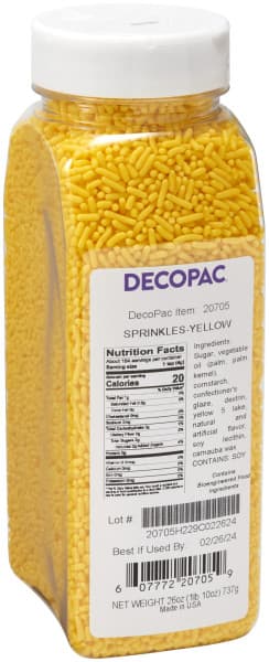 Sprinkles Yellow 1/Each