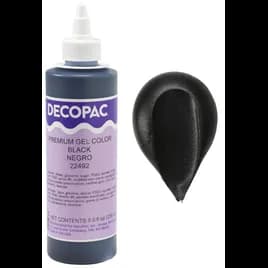 Gel Color 8 OZ Black Premium 1/Each