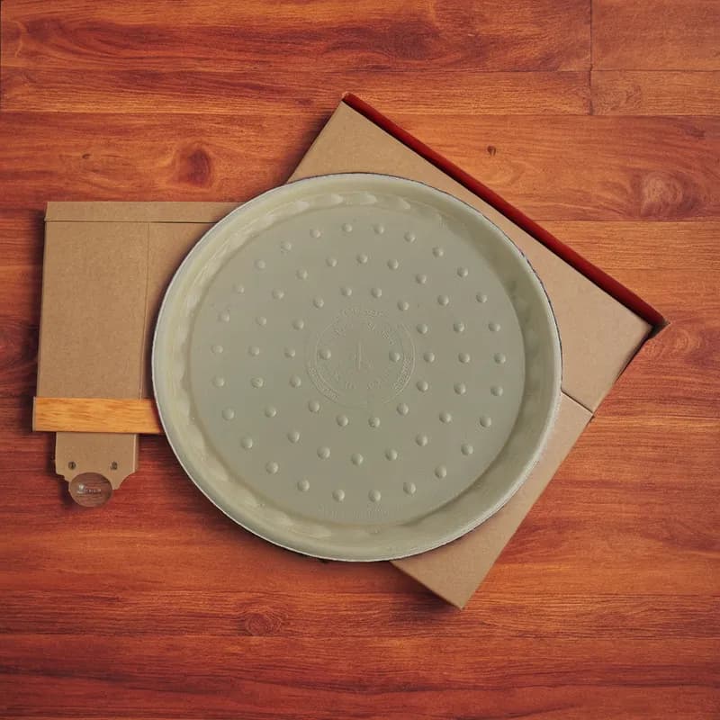 Pizza Box 12 IN Plant Fiber Natural Plain 100/Case