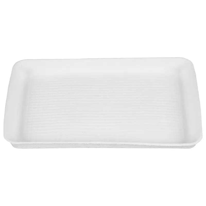 Savaday® Serving Tray 9X12X1 IN Molded Fiber White Rectangle 250/Case