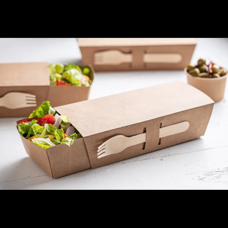 Food Container Base 5 OZ Kraft Paperboard Kraft Round Grease Resistant 50 Count/Pack 20 Packs/Case 1000 Count/Case