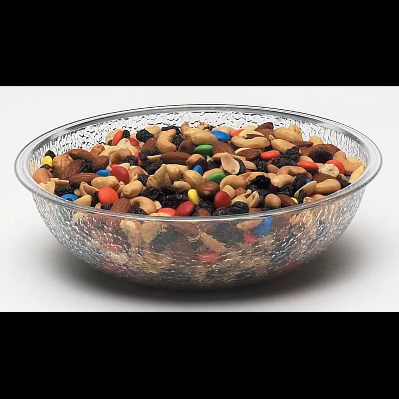 Camwear® Bowl 8 IN 1.8-1.7 QT Clear Round Pebbled 1/Each